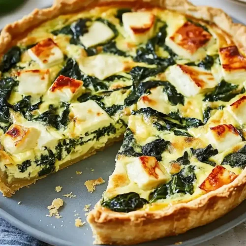 Spinach And Cheese Quiche Lorraine