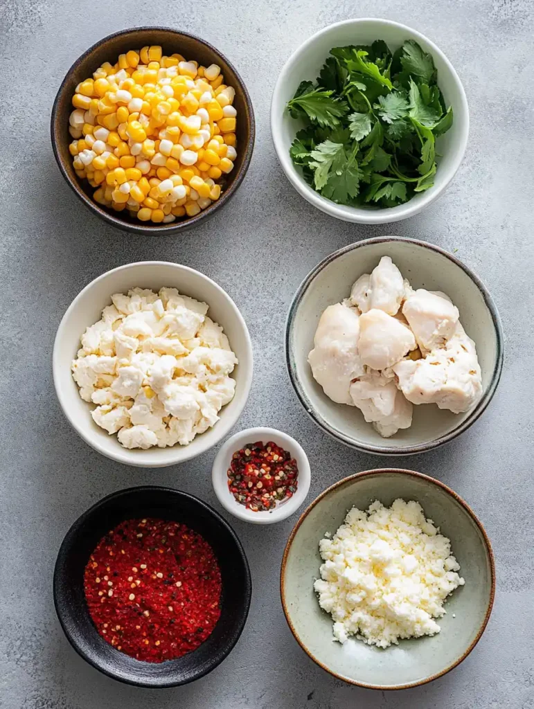 Street Corn Chicken Bowl Ingredients
