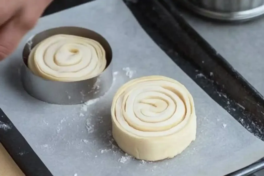 Rolling Out Croissant Dough