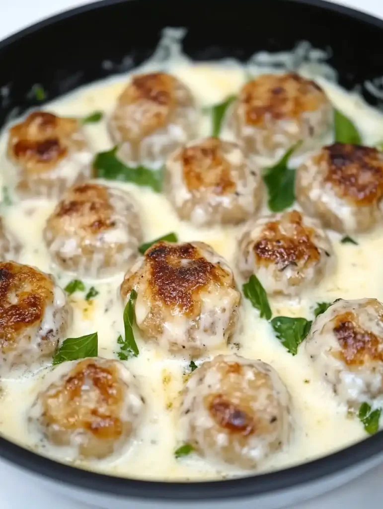 Keto Ricotta Meatballs With Marinara Sauce