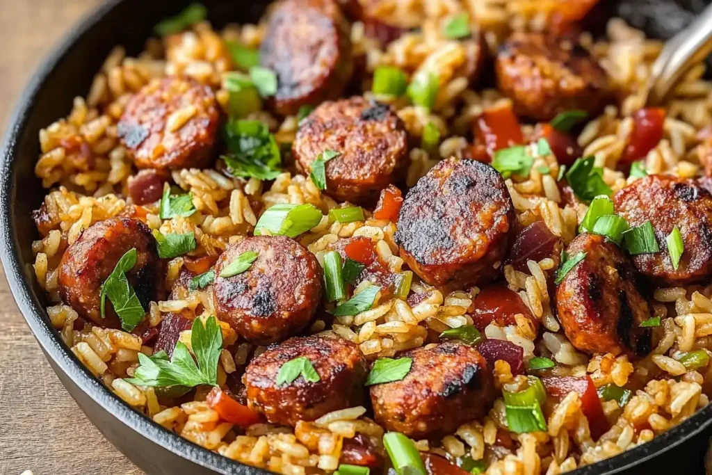 Sausage And Rice Skillet