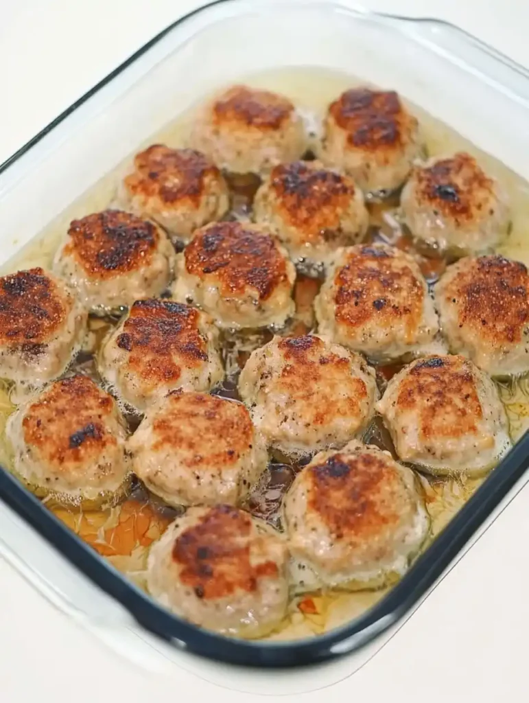Preparing Keto Ricotta Meatballs'